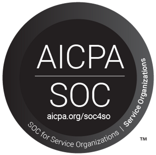 About 23 AICPA SOC logo displays on a dark circular badge; aicpa.org/soc4so. SOC for Service Organizations | Service Organizations.